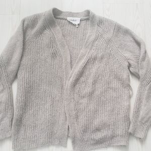ba&sh Light Gray Lady Cardigan Sweater Size 2